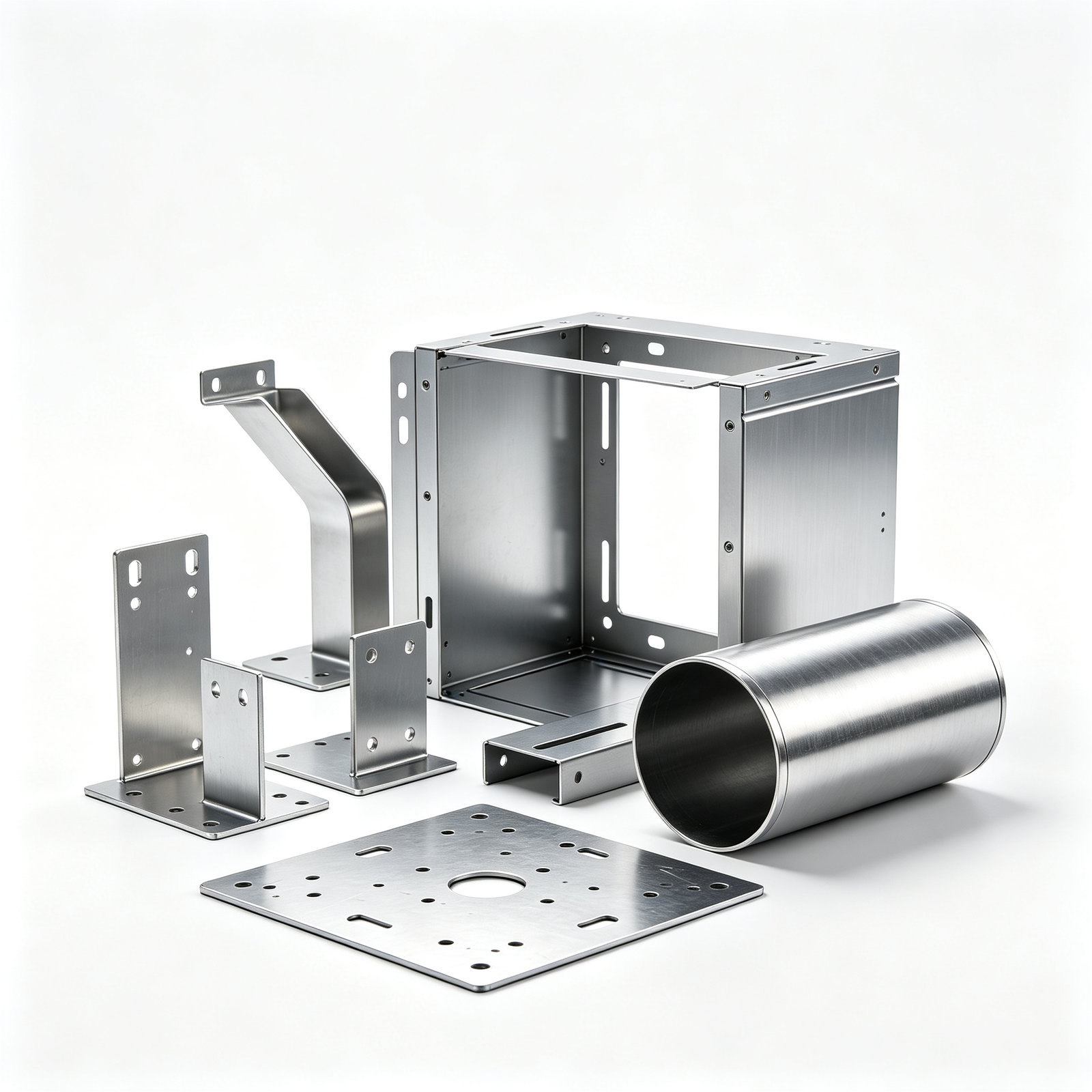 Laser cut, bent and welded sheet metal automotive components