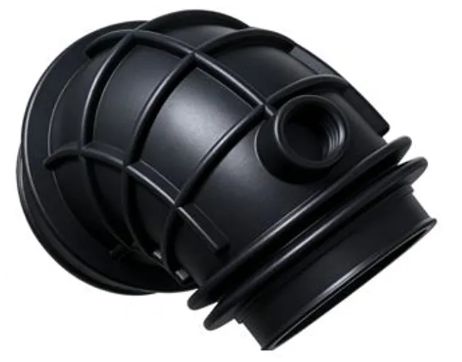 Compression molded EPDM rubber boot with calibrated additive ratios